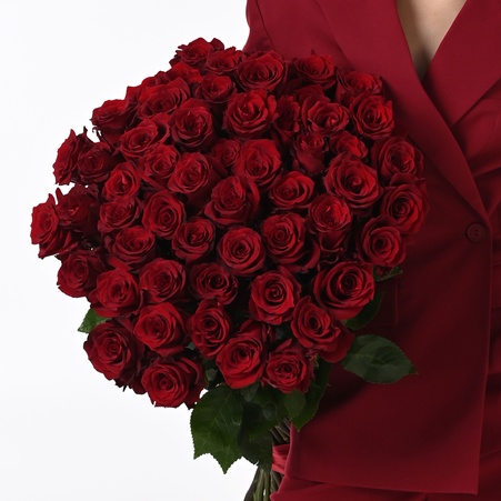 Букет 51 троянда Експлорер