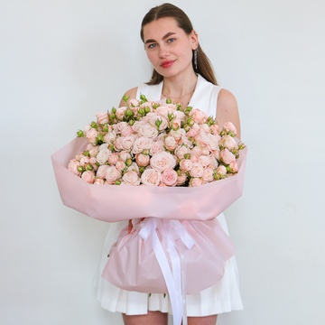 Букет 45 роз "Бомбастик"