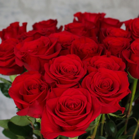 Букет з 25 троянд Фрідом, 160 см