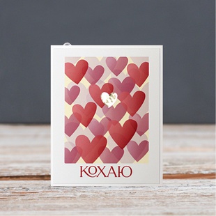 Міні листівка "Кохаю"