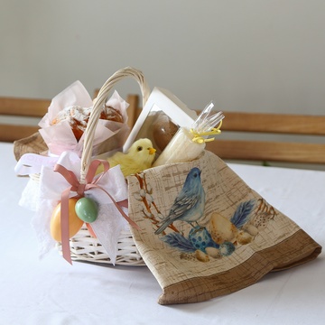 Пасхальная корзина "Пасхальный уют"