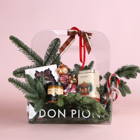 Новогодний подарочный набор с чаем