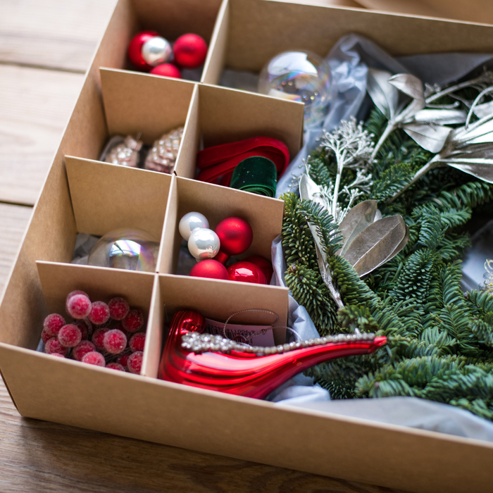 Набор для создания веночка "Зимний рубин"