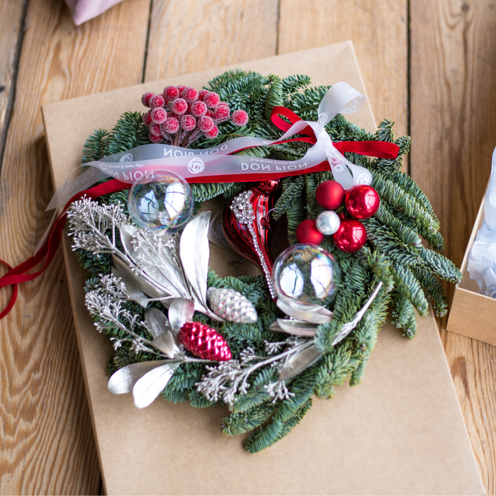 Набор для создания веночка "Зимний рубин"