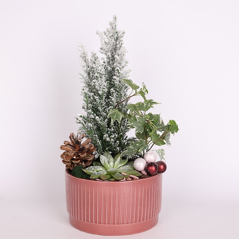 Композиция в корзине "Зимнее очарование"