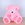 Мягкая игрушка Медведь Тедди, розовый, S
