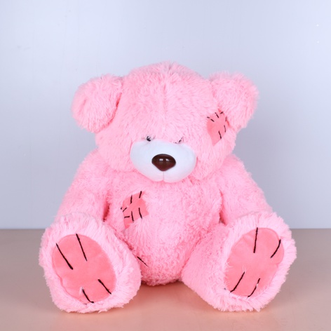 М'яка іграшка Ведмідь Тедді, рожевий, S