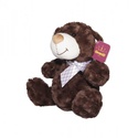 Мягкая игрушка Медведь коричневый с бантом