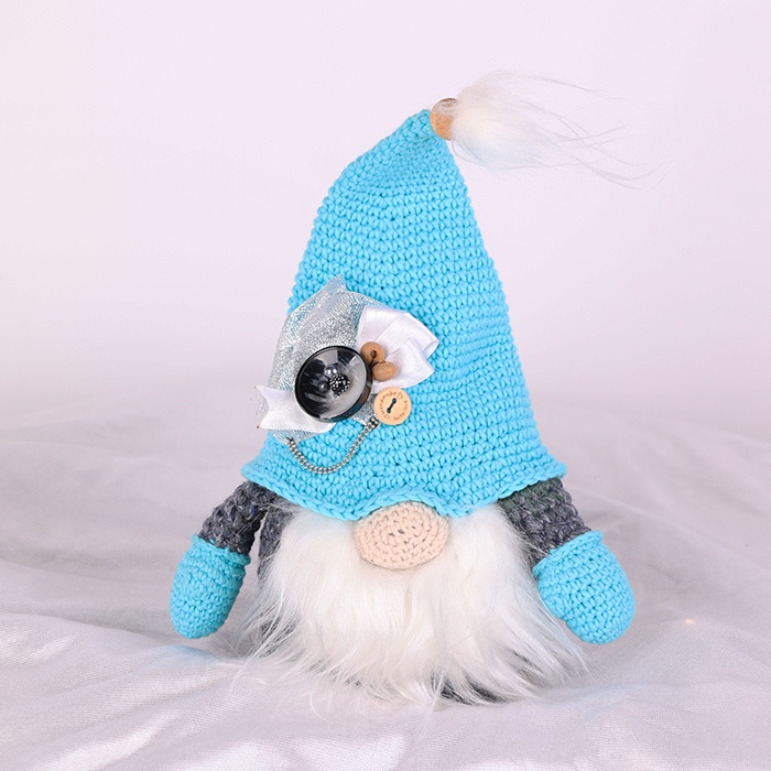 М'яка іграшка гном новорічний