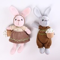 Мягкая игрушка "Зайка с куличем"