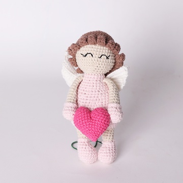 Мʼяка іграшка "Янгол з сердцем"