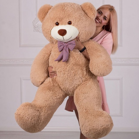 М'яка іграшка Ведмідь латте, 150 см
