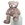 Мягкая игрушка Медведь капучино с латками, XL