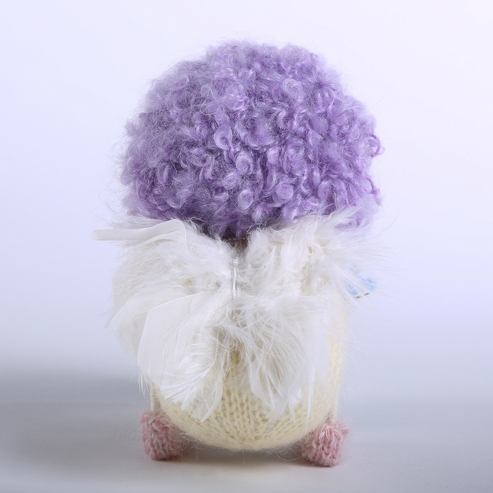 Мягкая игрушка "Ангел с фиолетовыми волосами"