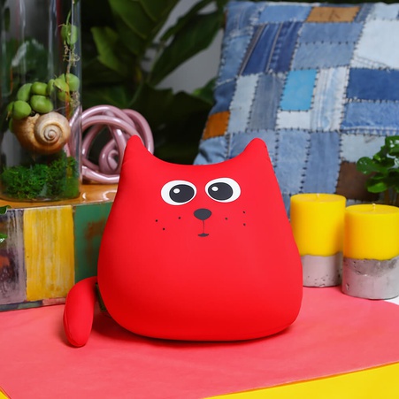 Мягкая игрушка-антистресс "Кот Красный", мини