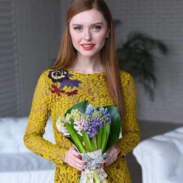 Букет "Ароматные гиацинты"