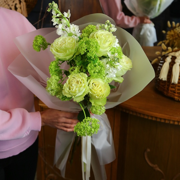 Букет з троянд "Ароматна цукерка"