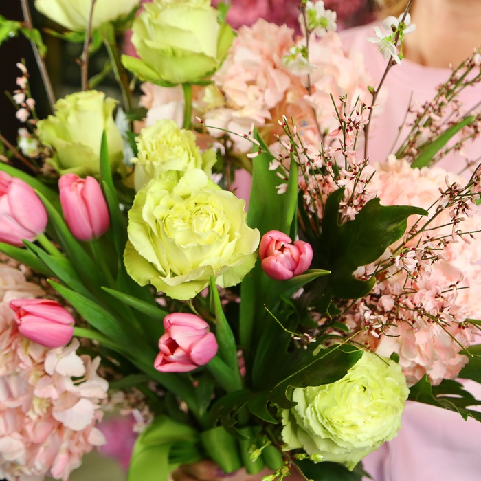 Букет з гортензією "Ніжні обійми"