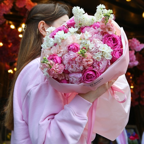 Букет "Рожевий шик"