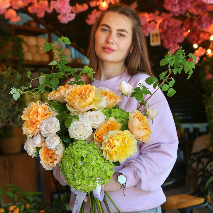 Букет "Карамельная акварель"