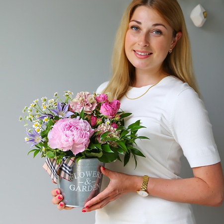 Композиция "Цветочный сад"