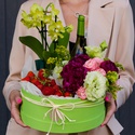 Подарочный набор с цветами "Утонченность"
