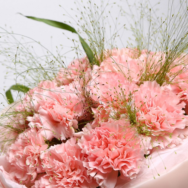 Букет з 15 яскравих гвоздик