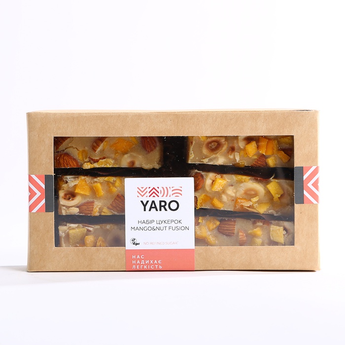 Цукерки з манго і горіхами від YARO