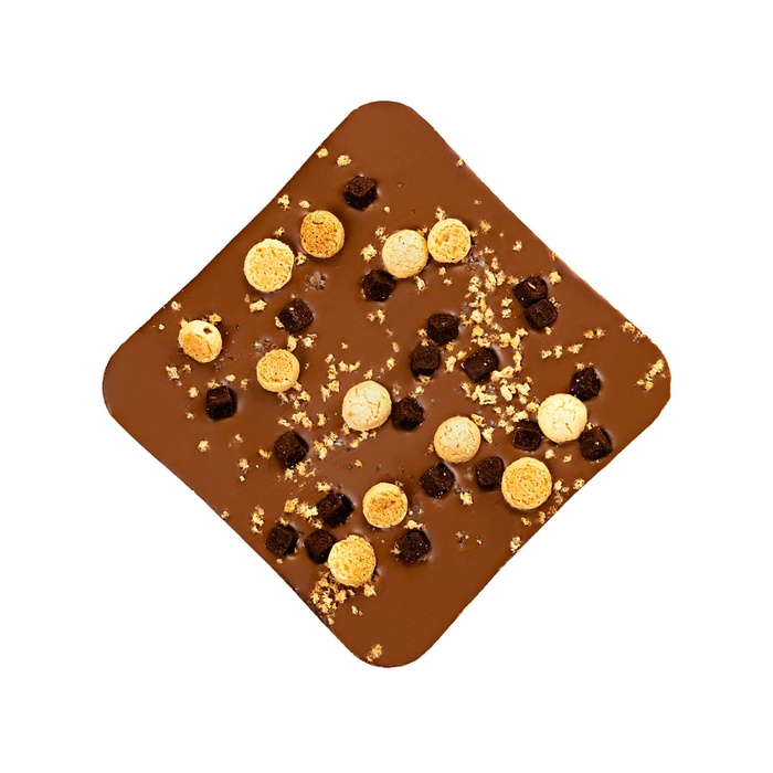 Шоколад с солёной карамелью и печеньем от SPELL