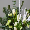 Цветы в вазе "Зима"