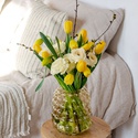 Цветы в вазе "Радостная ваза весны"