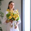 Квіти у вазі "Сонячний букет"