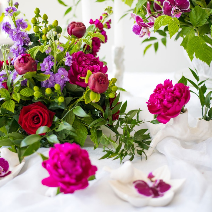 Свадебное оформление "Бордо"