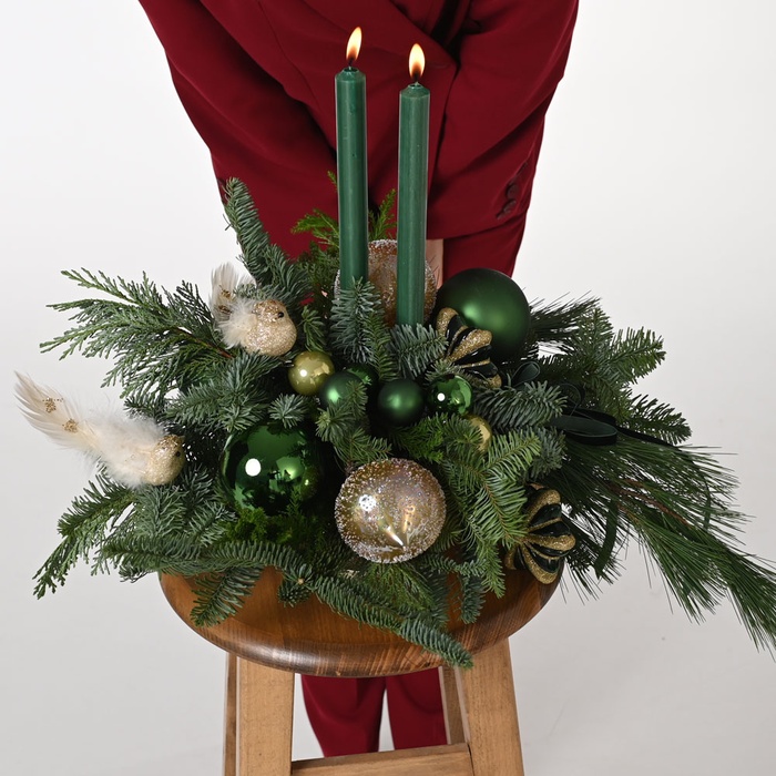 Новорічна композиція на стіл