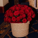 Цветы в корзине "51 красная роза Маричка"