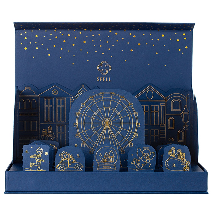 Адвент-календар "Магічні моменти" (синій) від Spell